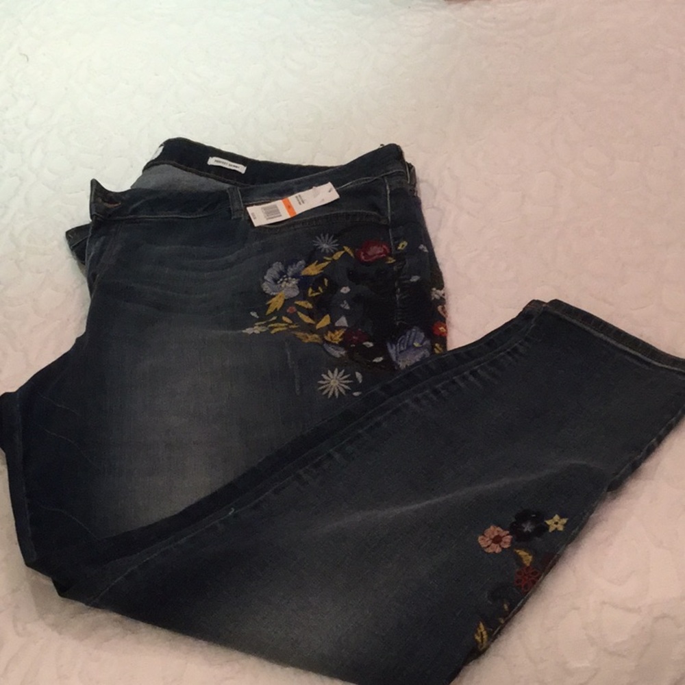 William Rast Embroidered jeans